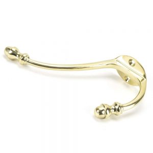 From the Anvil Polished Brass 6 1/2" Hat & Coat Hook - 83525