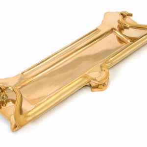 From the Anvil Polished Brass Postal Letter Plate - 83544