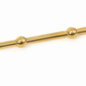 From the Anvil Polished Brass 8" Cabin Hook - 83546