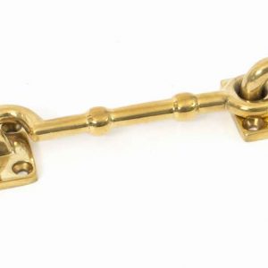 From the Anvil Polished Brass 4" Cabin Hook - 83548