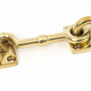 From the Anvil Polished Brass 3" Cabin Hook - 83549