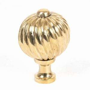 From the Anvil Polished Brass Spiral Cabinet Knob - Medium - 83551