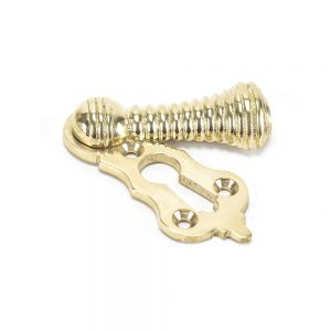 From the Anvil Polished Brass Beehive Escutcheon - 83554