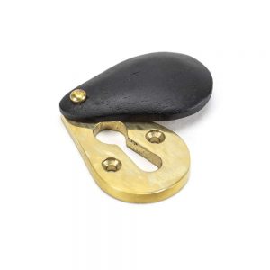 From the Anvil Ebony Plain Escutcheon - 83559