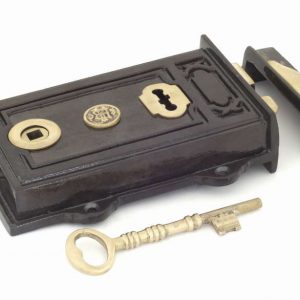 From the Anvil Iron Davenport Rim Lock - 83578