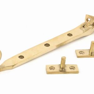 From the Anvil Polished Brass 8" Monkeytail Stay - 83594