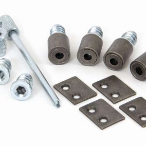 From the Anvil Antique Pewter Secure Stops (Pack of 4) - 83644