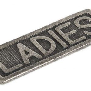 From the Anvil Antique Pewter Ladies Sign - 83685