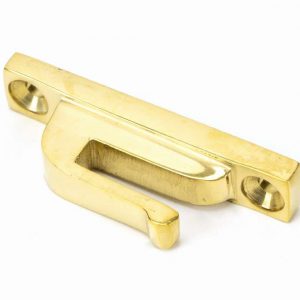 From the Anvil Polished Brass Hook Plate - 83687
