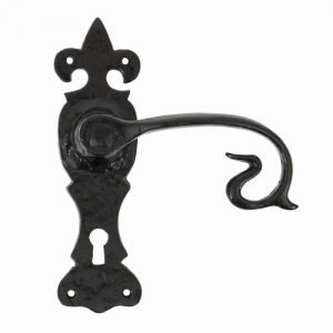 From the Anvil Black Curly Lever Lock Set - 83693