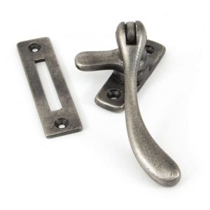 From the Anvil Antique Pewter Peardrop Fastener - 83698