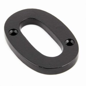 From the Anvil Black Numeral 0 - 83700