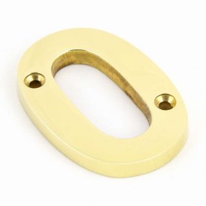 From the Anvil Polished Brass Numeral 0 - 83710