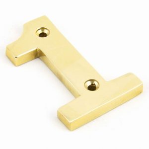 From the Anvil Polished Brass Numeral 1 - 83711