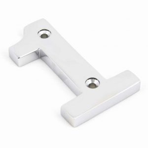 From the Anvil Polished Chrome Numeral 1 - 83721