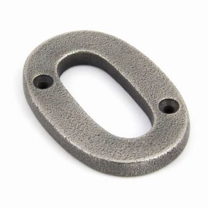From the Anvil Antique Pewter Numeral 0 - 83730