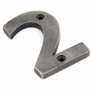 From the Anvil Antique Pewter Numeral 2 - 83732