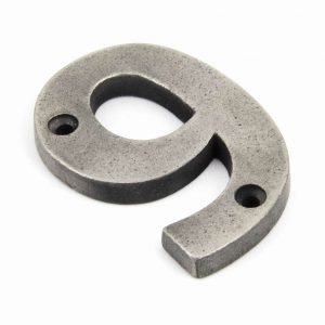 From the Anvil Antique Pewter Numeral 9 - 83739