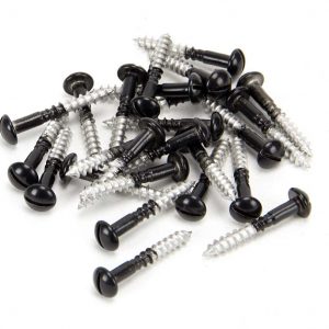From the Anvil Black SS 3.5 x 25  Roundhead Screws (25) - 83756