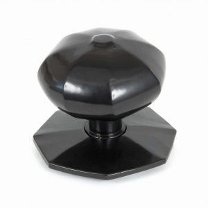 From the Anvil Black Octagonal Centre Door Knob - 83779