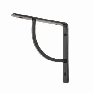 From the Anvil Black 6'' x 6'' Plain Shelf Bracket - 83780