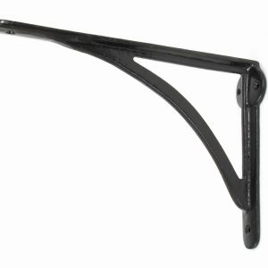 From the Anvil Black 10'' x 7'' Curved Shelf Bracket - 83784