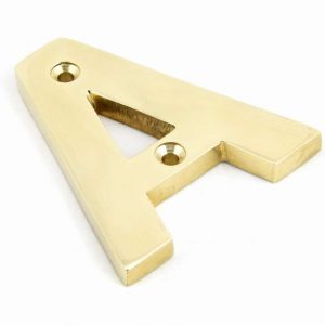 From the Anvil Polished Brass Letter A - 83801A