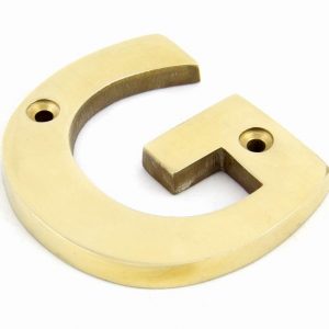 From the Anvil Polished Brass Letter G - 83801G
