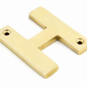 From the Anvil Polished Brass Letter H - 83801H
