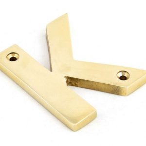From the Anvil Polished Brass Letter K - 83801K