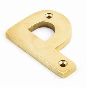 From the Anvil Polished Brass Letter P - 83801P