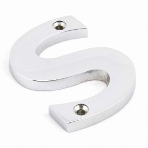 From the Anvil Polished Chrome Letter S - 83802S