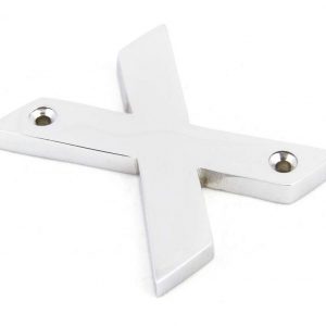 From the Anvil Polished Chrome Letter X - 83802X