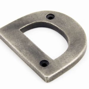 From the Anvil Antique Pewter Letter D - 83803D