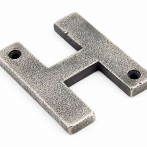 From the Anvil Antique Pewter Letter H - 83803H