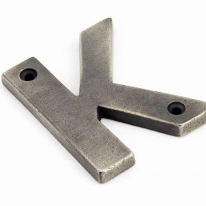From the Anvil Antique Pewter Letter K - 83803K