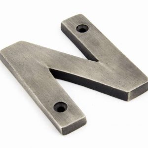 From the Anvil Antique Pewter Letter N - 83803N