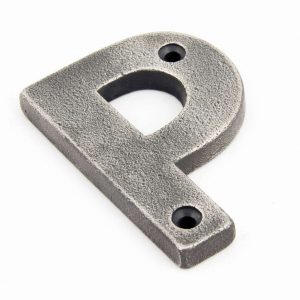 From the Anvil Antique Pewter Letter P - 83803P