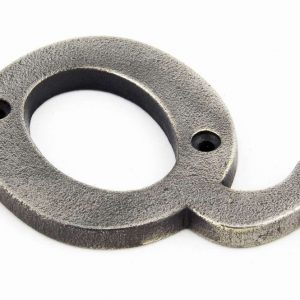 From the Anvil Antique Pewter Letter Q - 83803Q