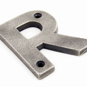 From the Anvil Antique Pewter Letter R - 83803R