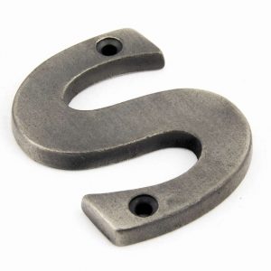 From the Anvil Antique Pewter Letter S - 83803S