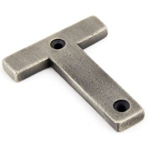 From the Anvil Antique Pewter Letter T - 83803T
