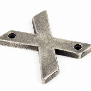 From the Anvil Antique Pewter Letter X - 83803X
