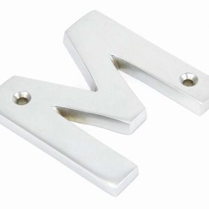 From the Anvil Satin Chrome Letter M - 83804M