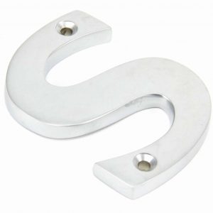 From the Anvil Satin Chrome Letter S - 83804S
