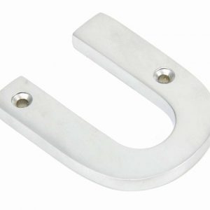 From the Anvil Satin Chrome Letter U - 83804U