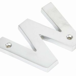 From the Anvil Satin Chrome Letter W - 83804W
