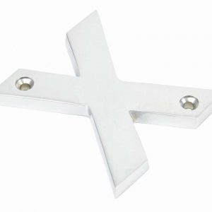 From the Anvil Satin Chrome Letter X - 83804X