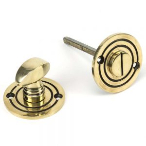 From the Anvil Aged Brass Round Bathroom Thumbturn - 83804