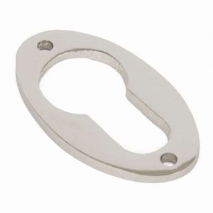From the Anvil Polished Nickel Oval Euro Escutcheon - 83813